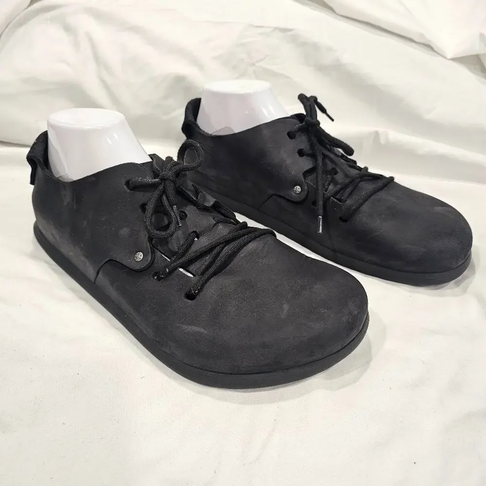 Birkenstock Oiled Montana Black MEN 12 EU 45 EUC